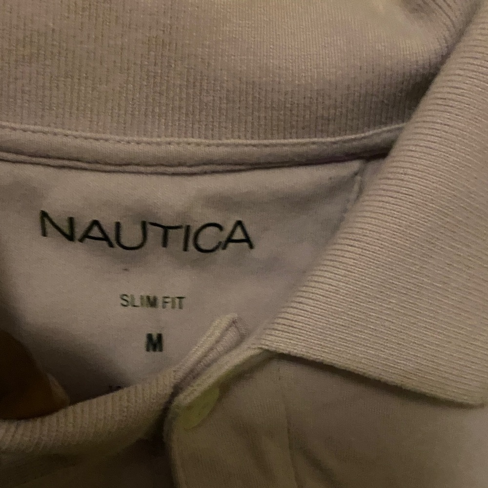 Nautica Gray Slim Fit Polo Shirt